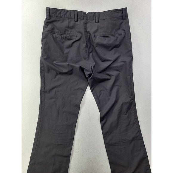 J. Lindeberg Slim Fit Men's 32/32 Black Chino Pant Lightweight Performance Golf - Picture 9 of 11